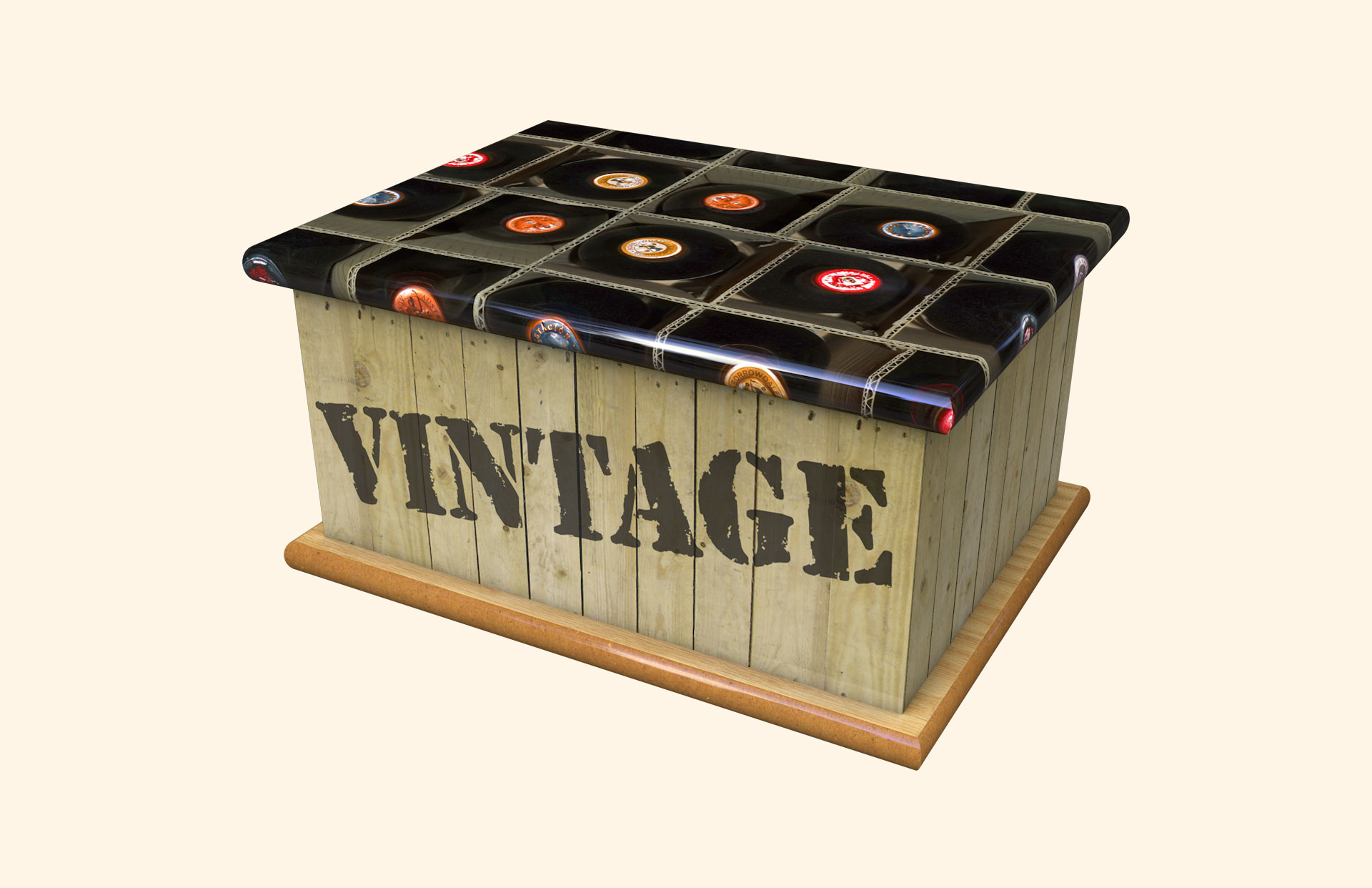 Fine Wines adult ashes casket